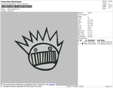Ween Boognish Embroidery File 4 size