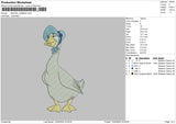Blueduck Embroidery File 6 sizes