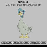 Blueduck Embroidery File 6 sizes