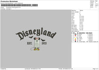 Minnie Ghost Land Embroidery File 6 sizes