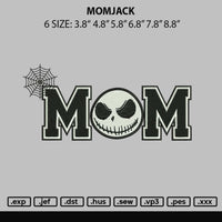 Momjack Embroidery File 6 sizes