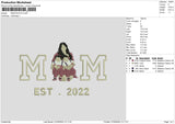 Mom Photo Embroidery File 6 sizes