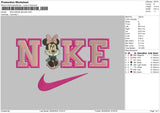 Nike Minnie2604 Embroidery File 6 sizes