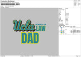 Dadtext 001 Embroidery File 6 sizes