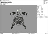 Benchwarmers Embroidery File 6 sizes