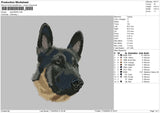 Dog1604 Embroidery File 6 sizes