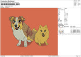 Dogs 3024 Embroidery File 6 sizes