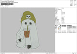 Ghost Boba 02 Embroidery File 6 sizes