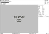 Rings 0105 Embroidery File 6 sizes