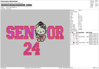 Senior Hk Embroidery File 6 sizes