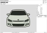White Car 1904 Embroidery File 6 sizes