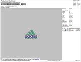 Adidas Aquipment Embroidery File 4 size