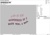 And If You Quote Embroidery File 8 size