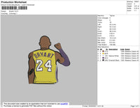 Bryant 24 Embroidery File 4 size