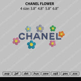 Chnl Flower Embroidery File 4 size