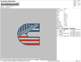 Cummins USA Embroidery File 4 size