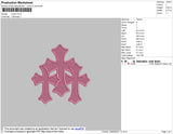 Cross Embroidery File 3 size