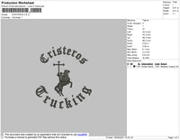 Cristeros Embroidery File 4 size
