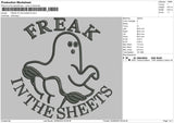 Freak In The Sheets Embroidery File 4 sizes