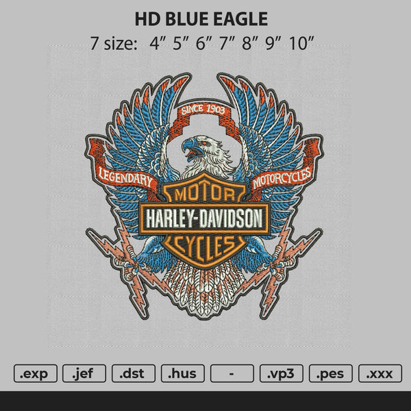 Harley Davidson Blue Eagle