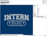 Intern Embroidery File 4 size
