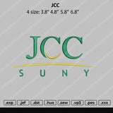 JCC Embroidery File 4 size