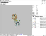 Kanye M Embroidery File 4 size
