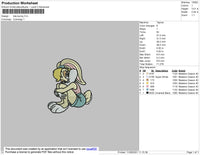 Lola Bunny Embroidery File 4 size