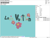 Louisev Embroidery File 4 size