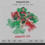 MHAIGH EO Embroidery File 4 size