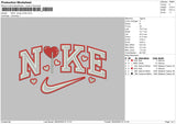 Nike Candy Love Embroidery File 4 size