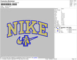 Nike A&T Embroidery File 4 size