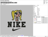 Nike Bubble Yellow Embroidery File 4 size