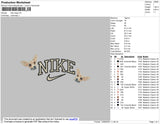 Nike Dogs Embroidery File 4 size