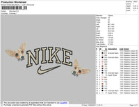 Nike Dogs Embroidery File 4 size