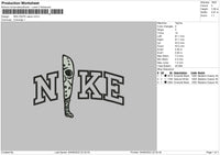 Nike Knife Jason Embroidery File 4 sizes