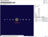 Nike Town London Embroidery File 4 size