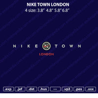Nike Town London Embroidery File 4 size