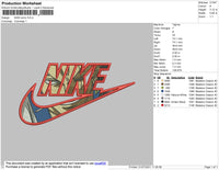 Nike Zorro Embroidery File 4 size