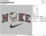 Nike Hellokitty 02 Embroidery File 7 sizes