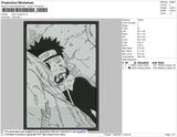 Obito Crying Embroidery File 4 size