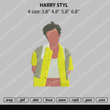 Harry Styl 02 Embroidery File 4 size