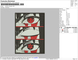 Sasuke Saringan Embroidery File 4 size