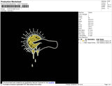 Sun In Hand Embroidery File 4 size