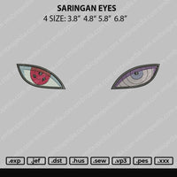 Saringan Eyes 001 Embroidery File 4 size