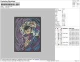 Saturo Gojo Embroidery File 4 size
