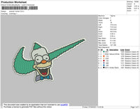 Swoosh Homer Embroidery File 4 size