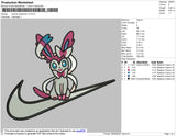 Swoosh Pokemon V3 Embroidery File 4 size