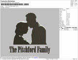 The Pitchford Family bEmbroidery File 4 size