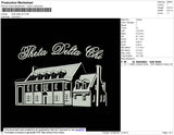 Theta Delta Embroidery File 5 size